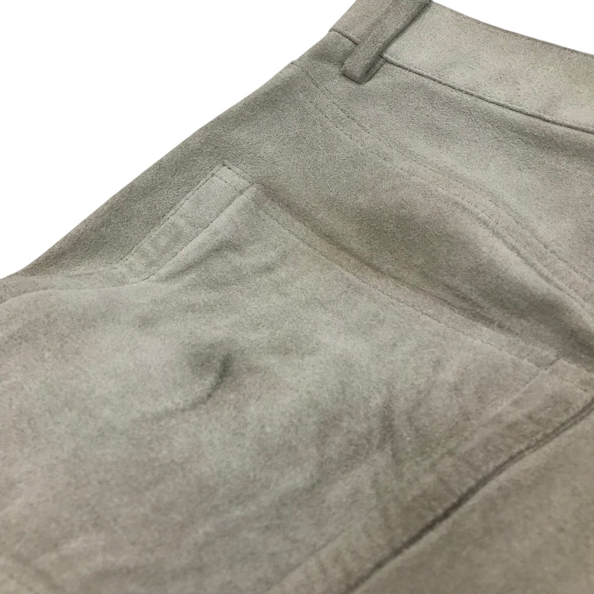 GOOD ENOUGH×FINESSE DENIM スウェードパンツ グレー サイズ 32