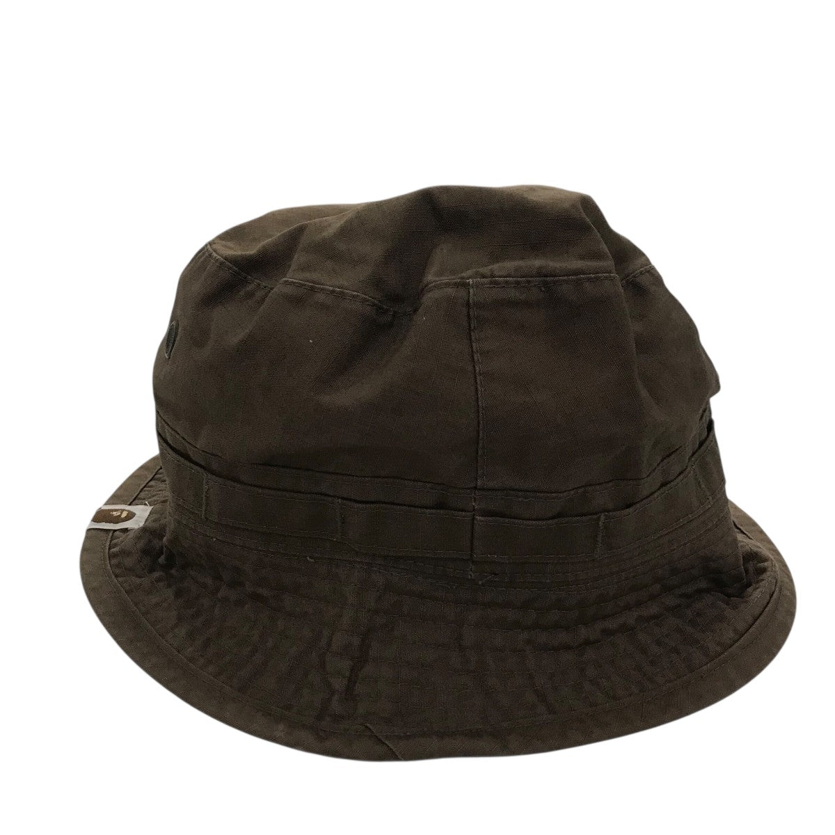未使用　アベイジングエイプ　バケットハット　ブラック　L A BATHING APE(アベイシングエイプ) バケットハット ブラウン