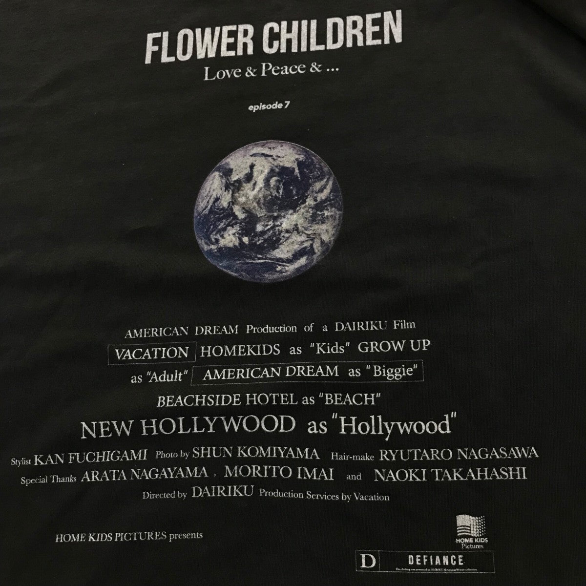 トップス DAIRIKU Earth Thrift L-S Tee L DAIRIKU Earth Thrift L-S Tee L