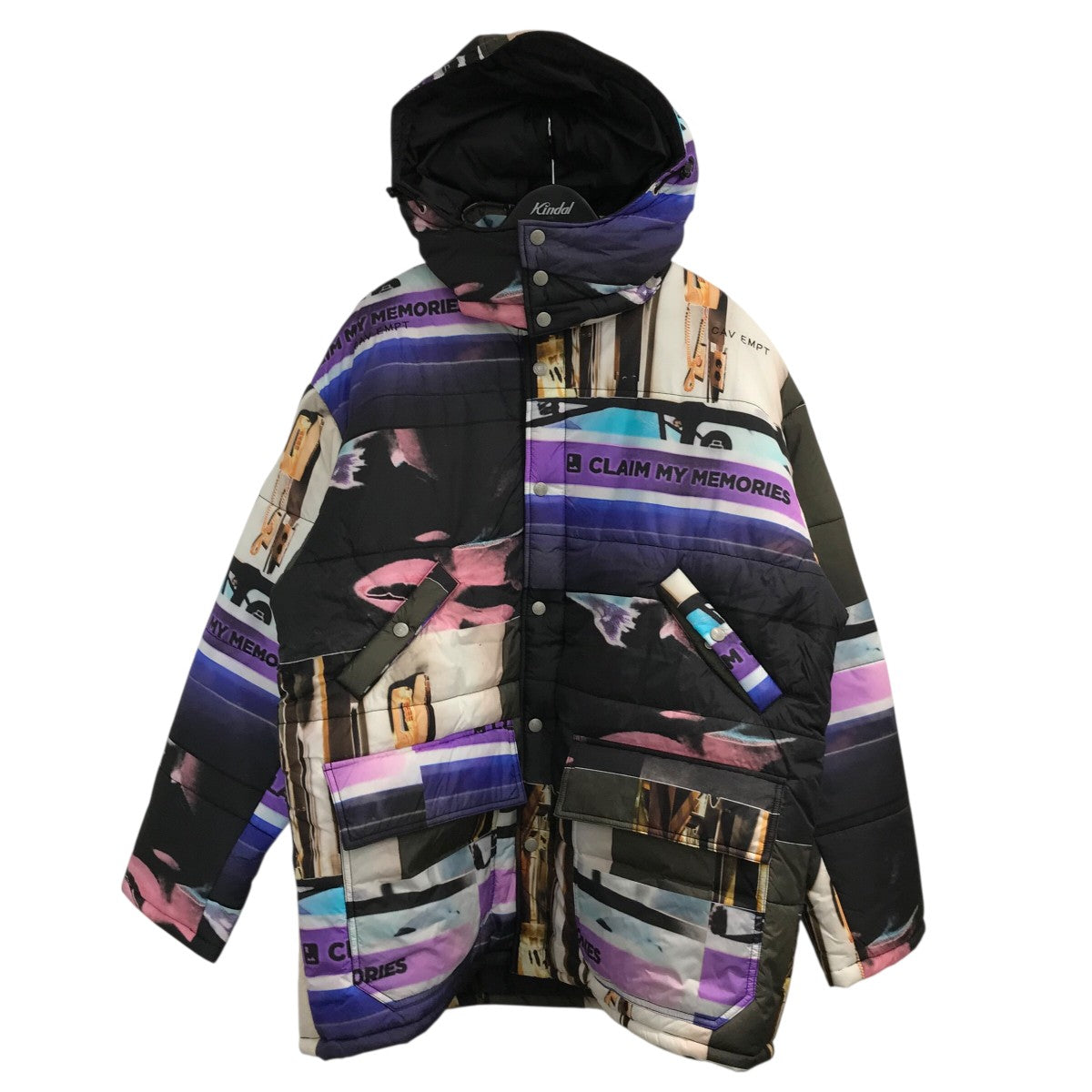 C．E(シーイー) 「OVERDYE RIB HOOD JACKET」ニットレイヤード