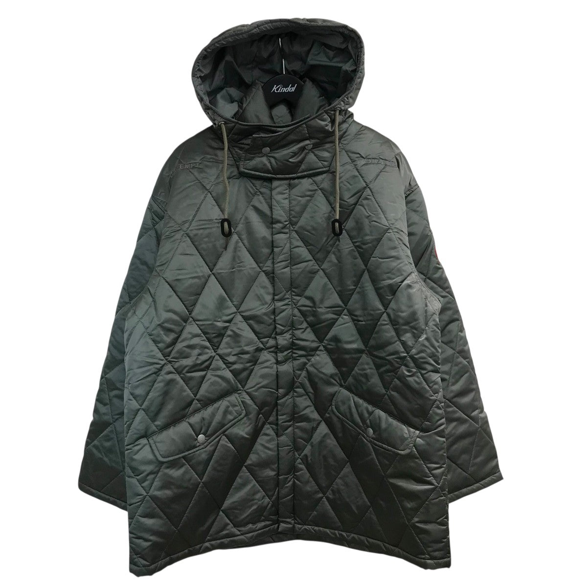 C．E(シーイー) 「OVERDYE RIB HOOD JACKET」ニットレイヤード