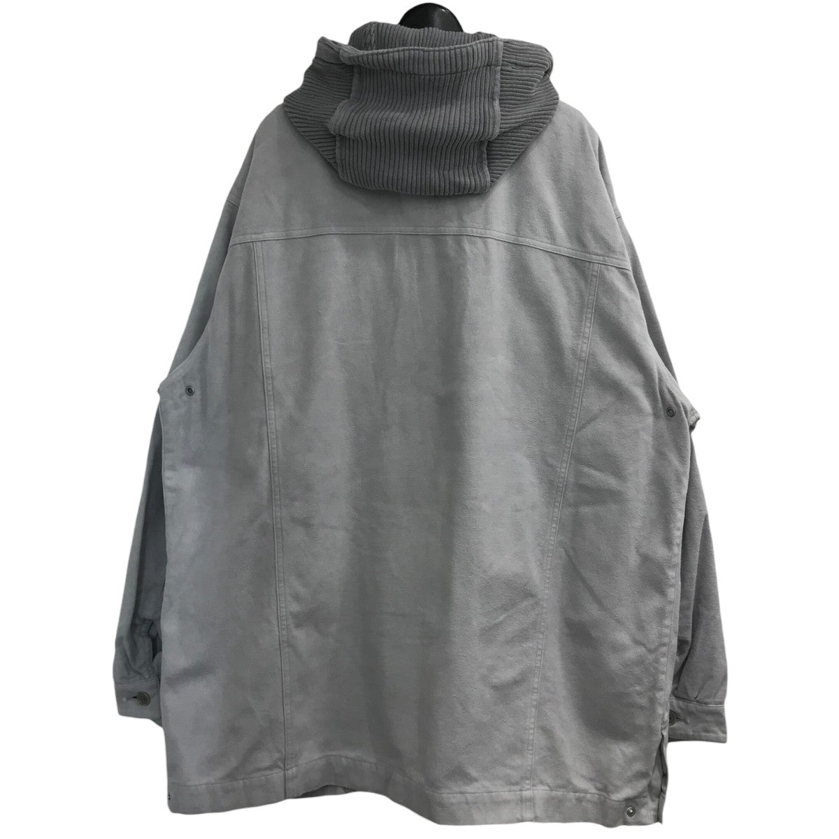「OVERDYE RIB HOOD JACKET」ニットレイヤードフーデッドジャケットCES27JK03