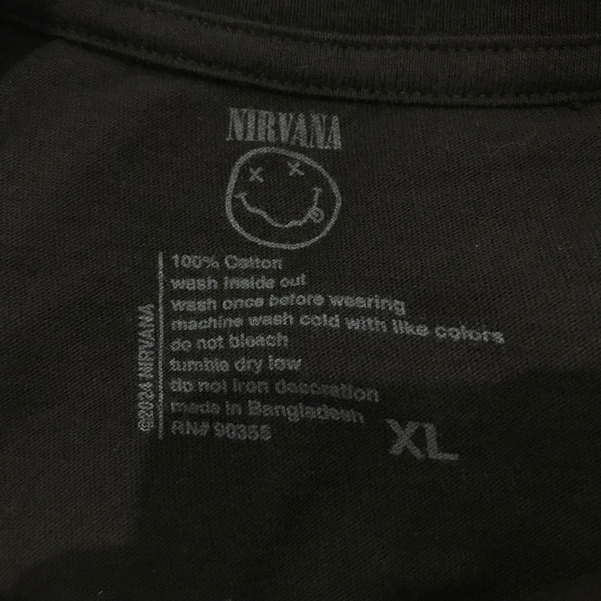 KITH(キス) 24AWNIRVANAヴィンテージTシャツ ブラック サイズ XL