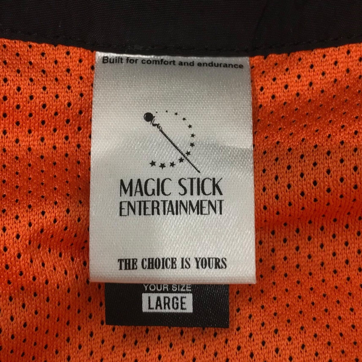 MAGIC STICK ENTERTAINMENT ナイロンジャケット MAGIC STICK(マジックスティック) ナイロンジャケット ブラック