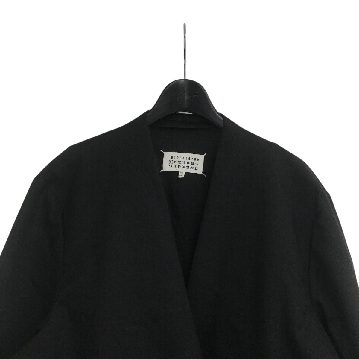 20ss Maison Margiela 10 ストライプノーカラージャケット Maison Margiela（旧Maison Martin Margiela）（ノーカラー