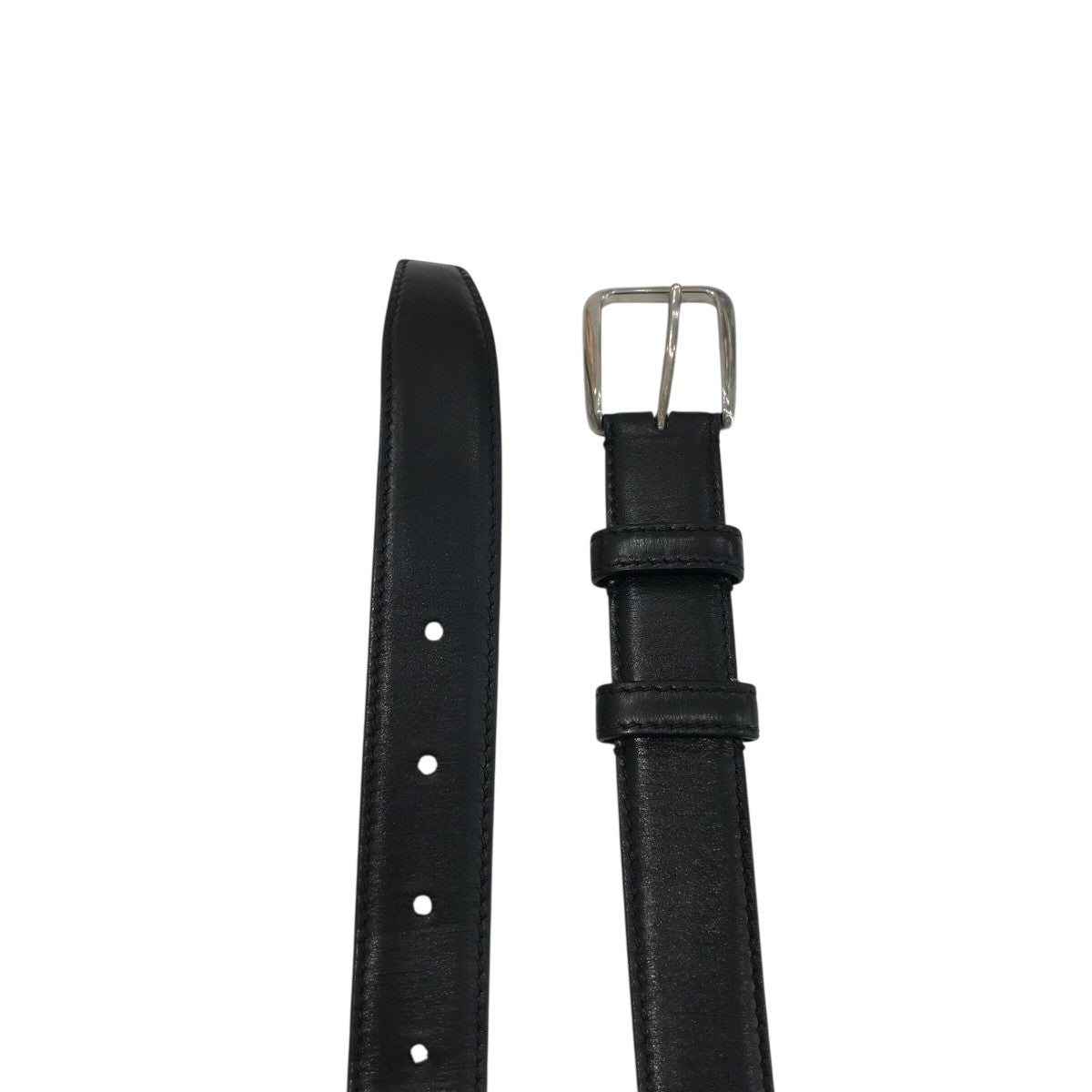 CELINE ネイビー レザー ベルト85 CELINE セリーヌ ベルト ネイビー 馬車 ホースキャリッジ レザー