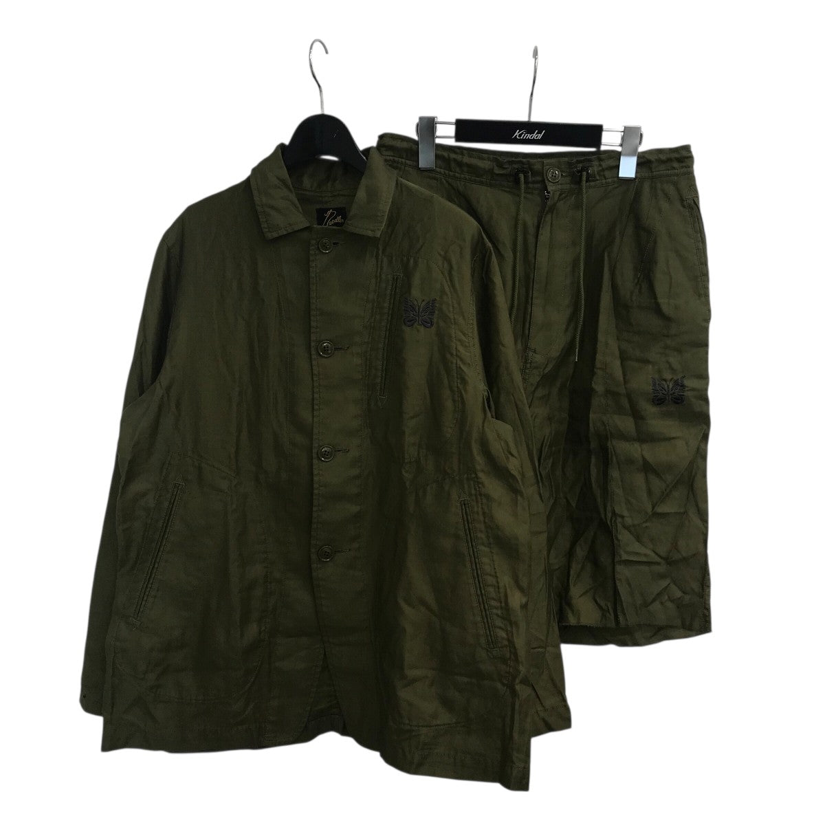Needles green セットアップ Needles】フリンジ トラック セットアップ すぐ届く 緑 レトロ
