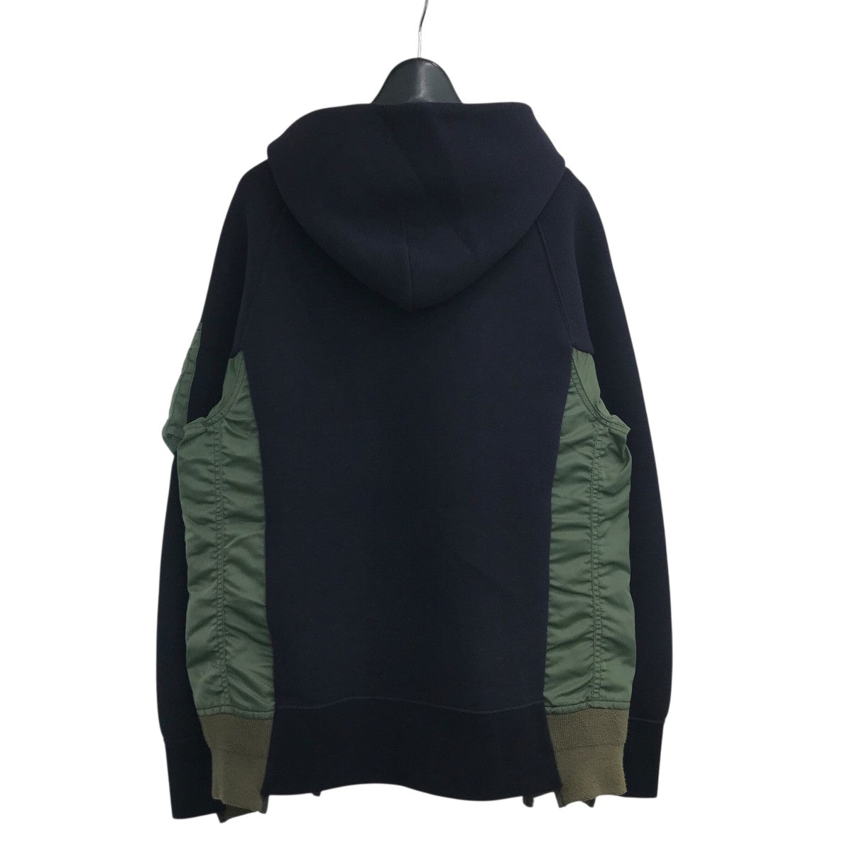 sacai(サカイ) 「Sponge Sweat MA-1 Zip Hoodie」切替ジップ