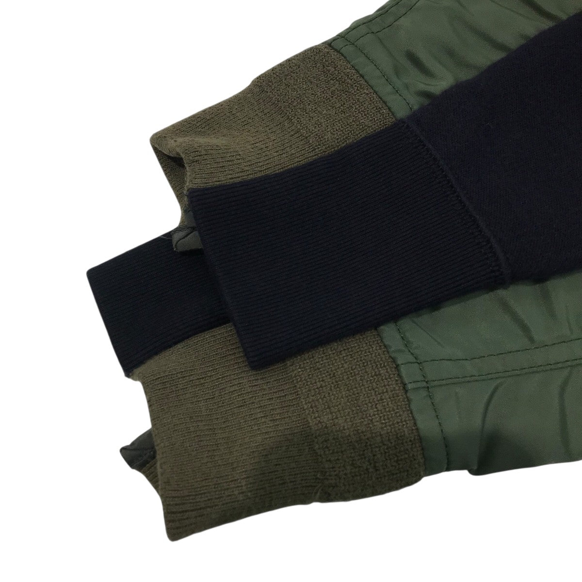 sacai(サカイ) 「Sponge Sweat MA-1 Zip Hoodie」切替ジップパーカー