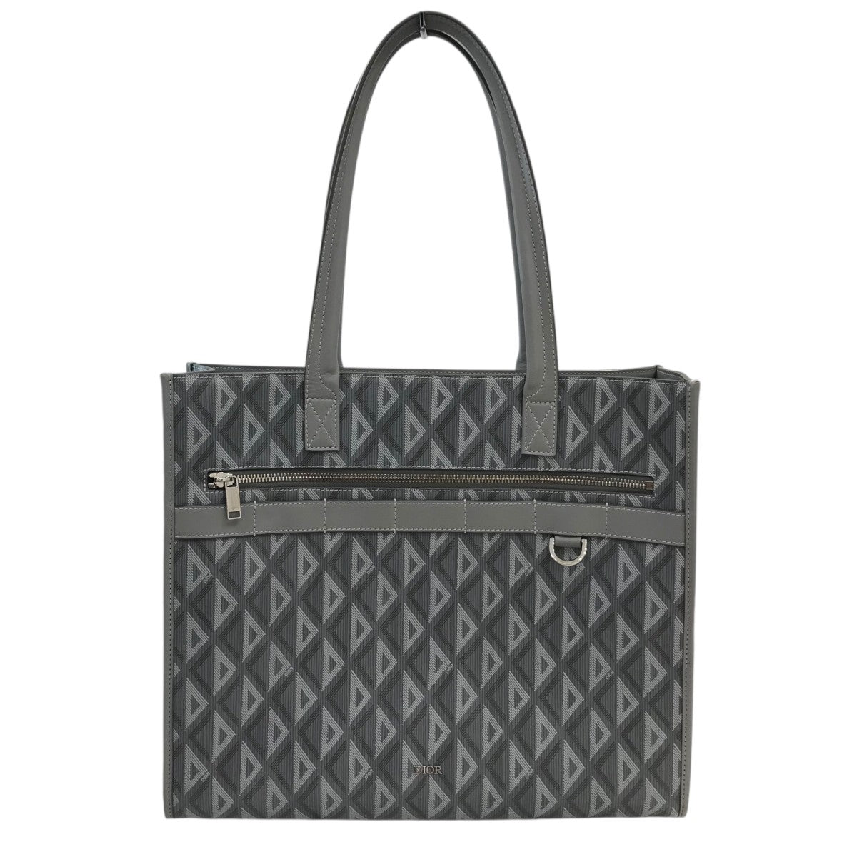 Christian Dior トートバッグ グレー 動物柄　スモール クリスチャン・ディオール BOOK TOTE スモールバッグ トワル