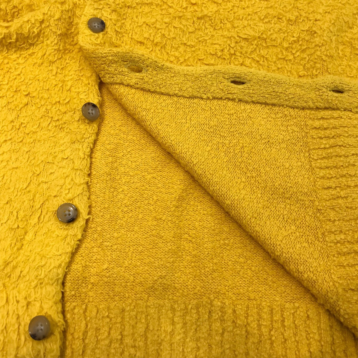 MINEDENIM(マインデニム) 「Shaggy Cotton Knit Cardigan」シャギー