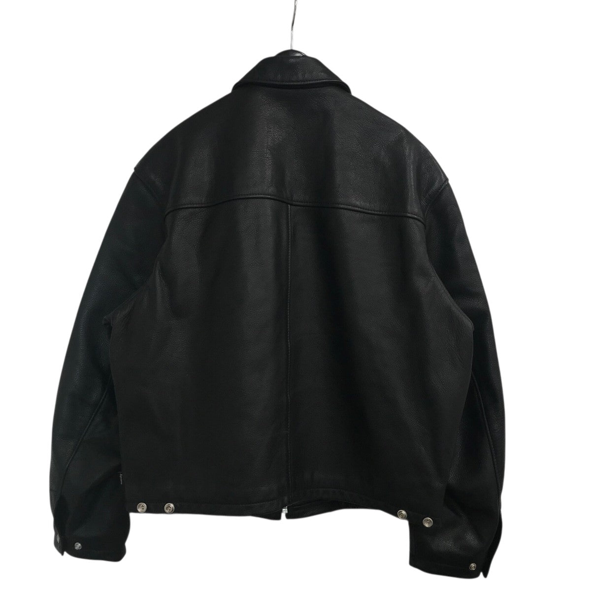 Supreme×Schott 24AW「Leather Racer Jacket」レザージャケット 古着・中古-2枚目のアイテム画像