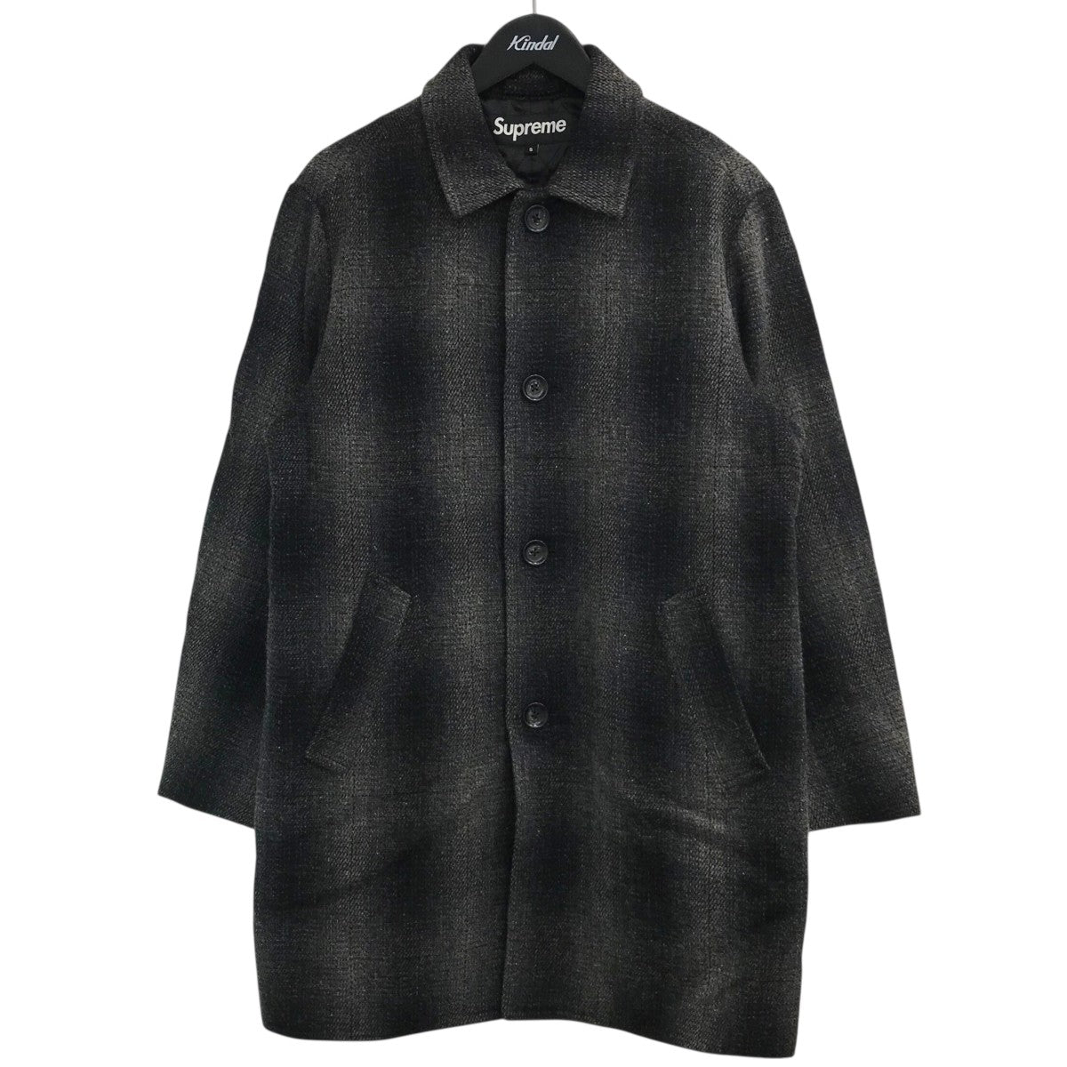 21AW Supreme シュプリーム Alpaca Overcoat ブラック 中古・古着通販】Supreme (シュプリーム) LORO PIANA