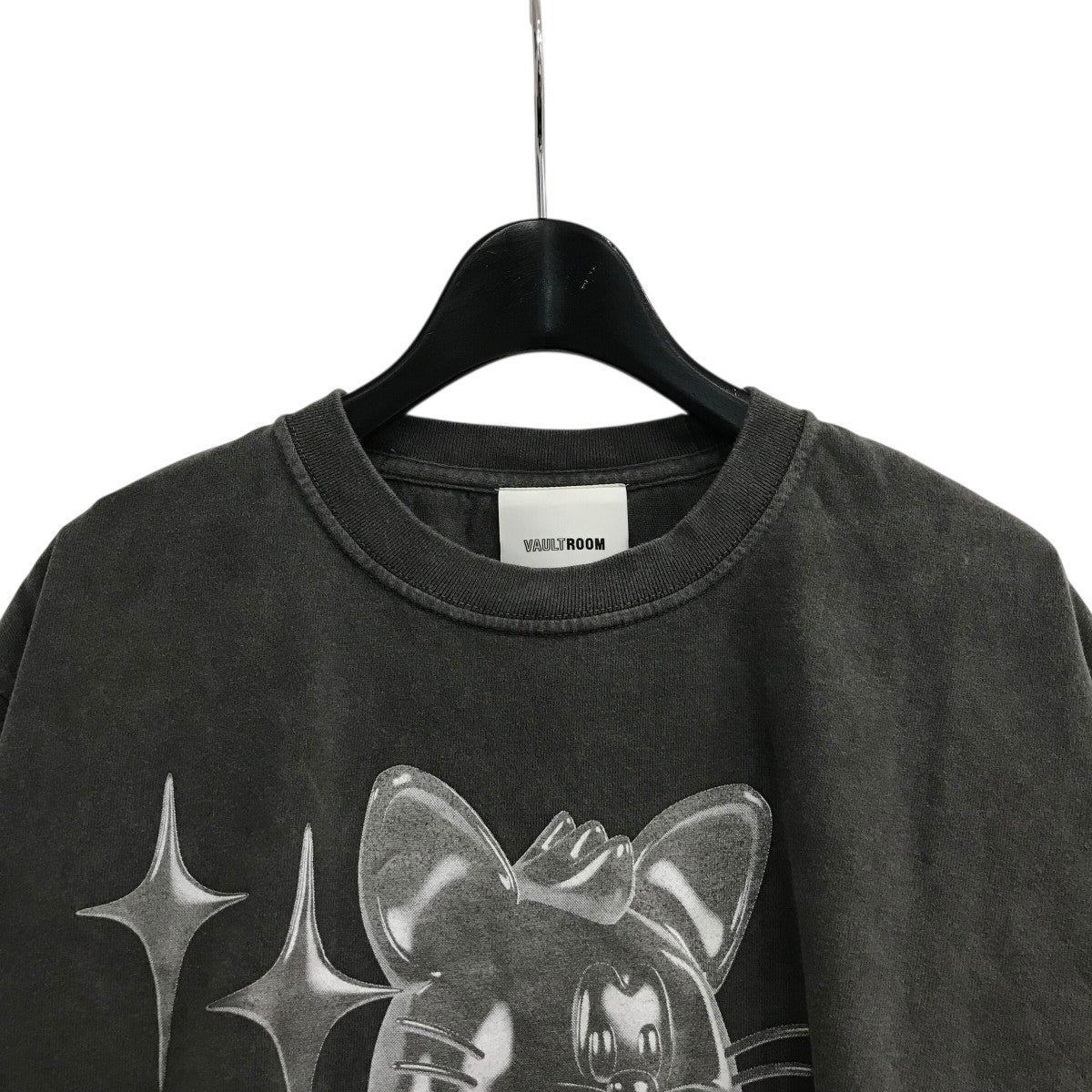 vaultroom CrazyRaccoon Tシャツ L VARACCOONTEEBLKfront.jpg?v=