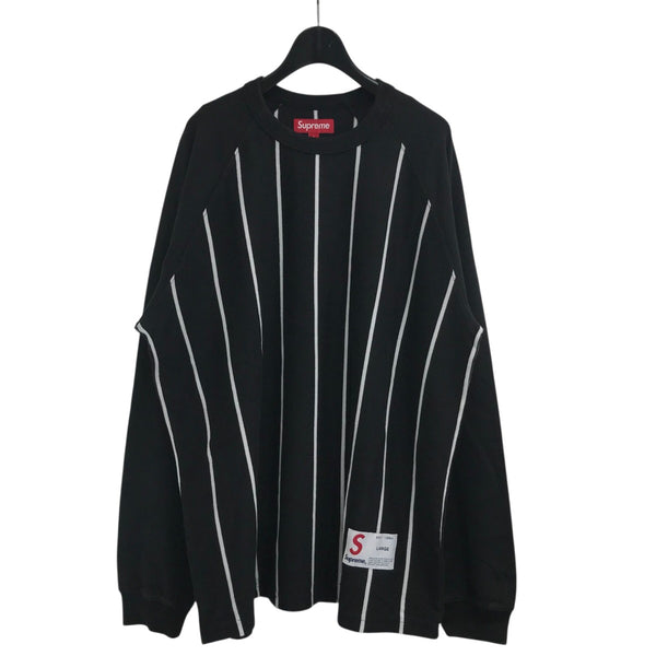 トップス 24aw Supreme Stripe Raglan L/S Top XL Supreme Stripe Raglan L S Top (FW24) - $110