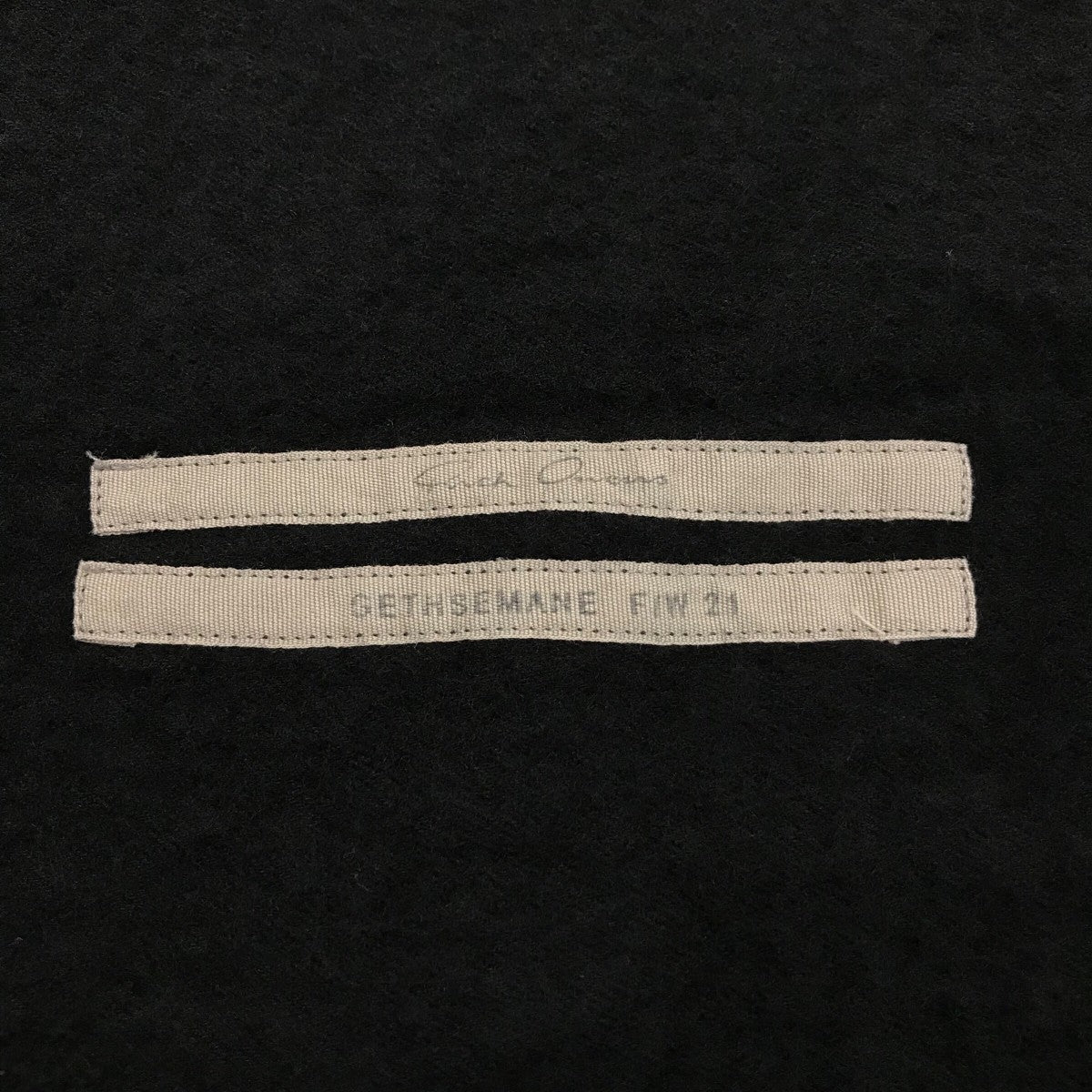 リッキー RICK OWENS(リックオウエンス) 「ZIP LARRY SHIRT」ウールジップ