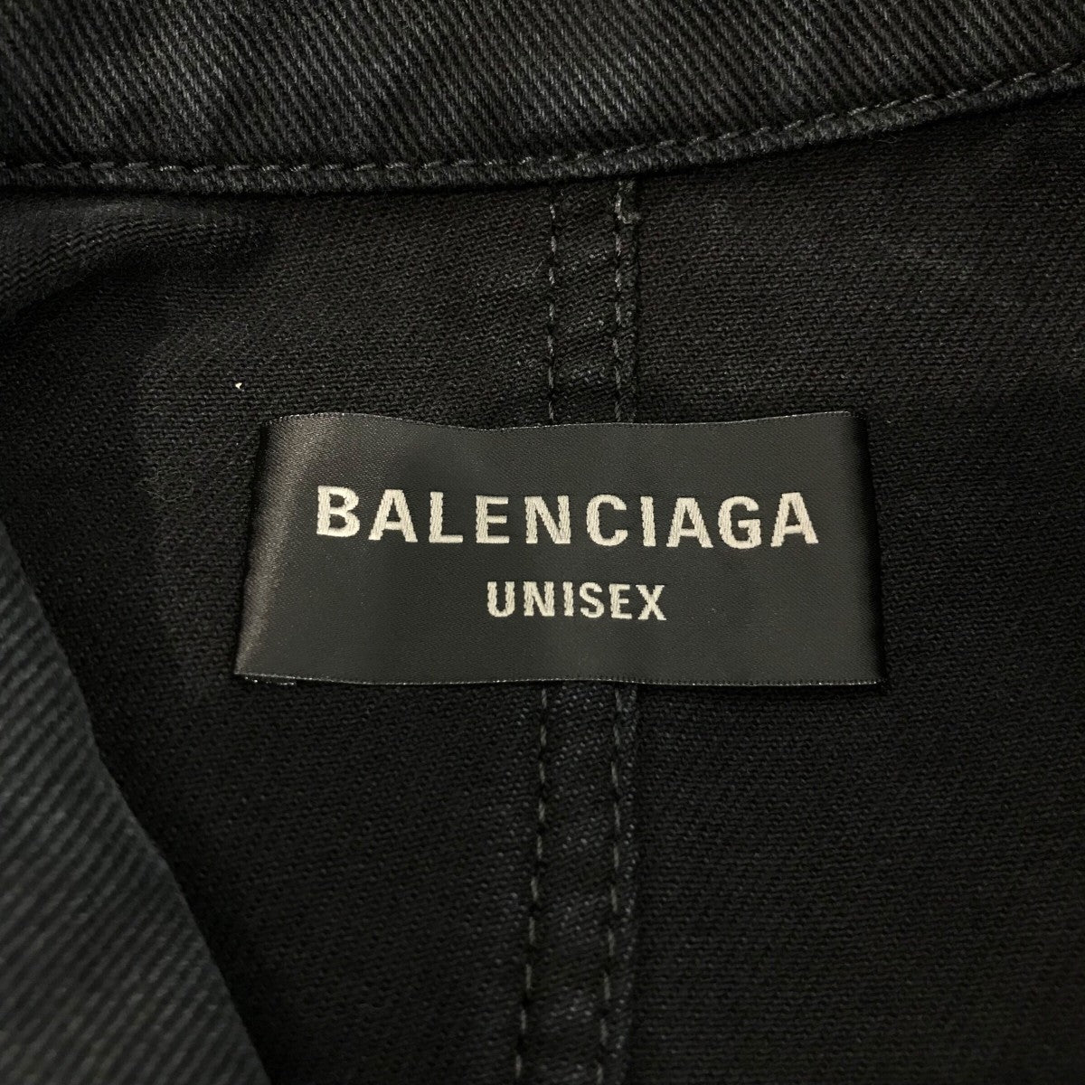 ⭐︎最終価格⭐︎BALENCIAGA 再構築ブラックデニムジャケット BALENCIAGA(バレンシアガ) 「Deconstructed Jacket」オーバー