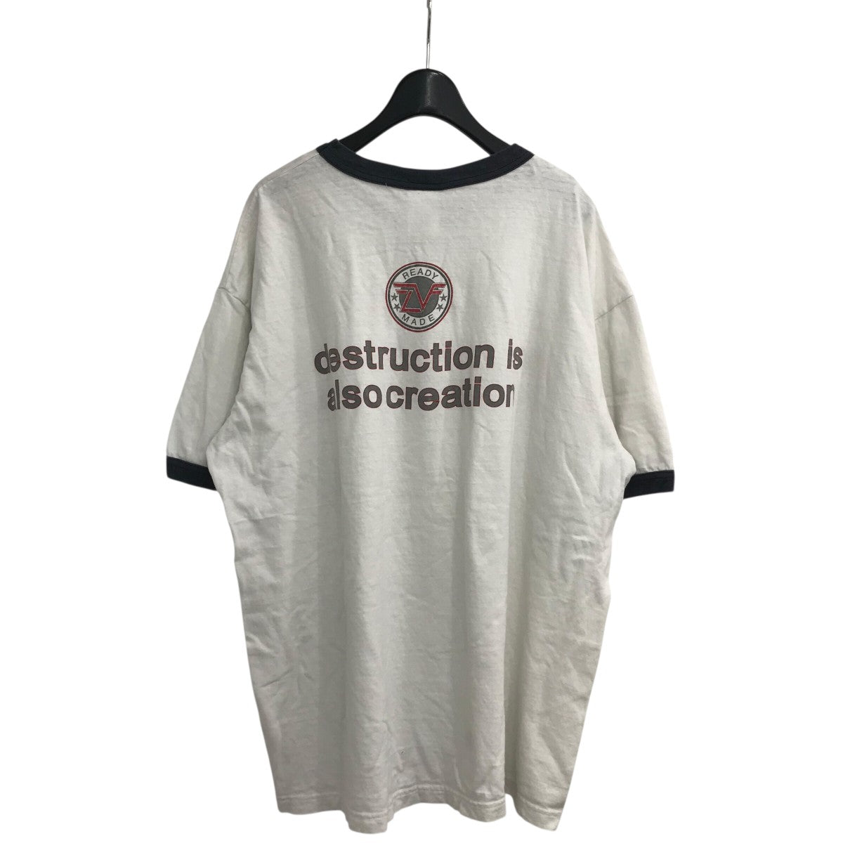 READYMADE(レディメイド) LS T DESTRUCTION BLACK長袖TシャツRE