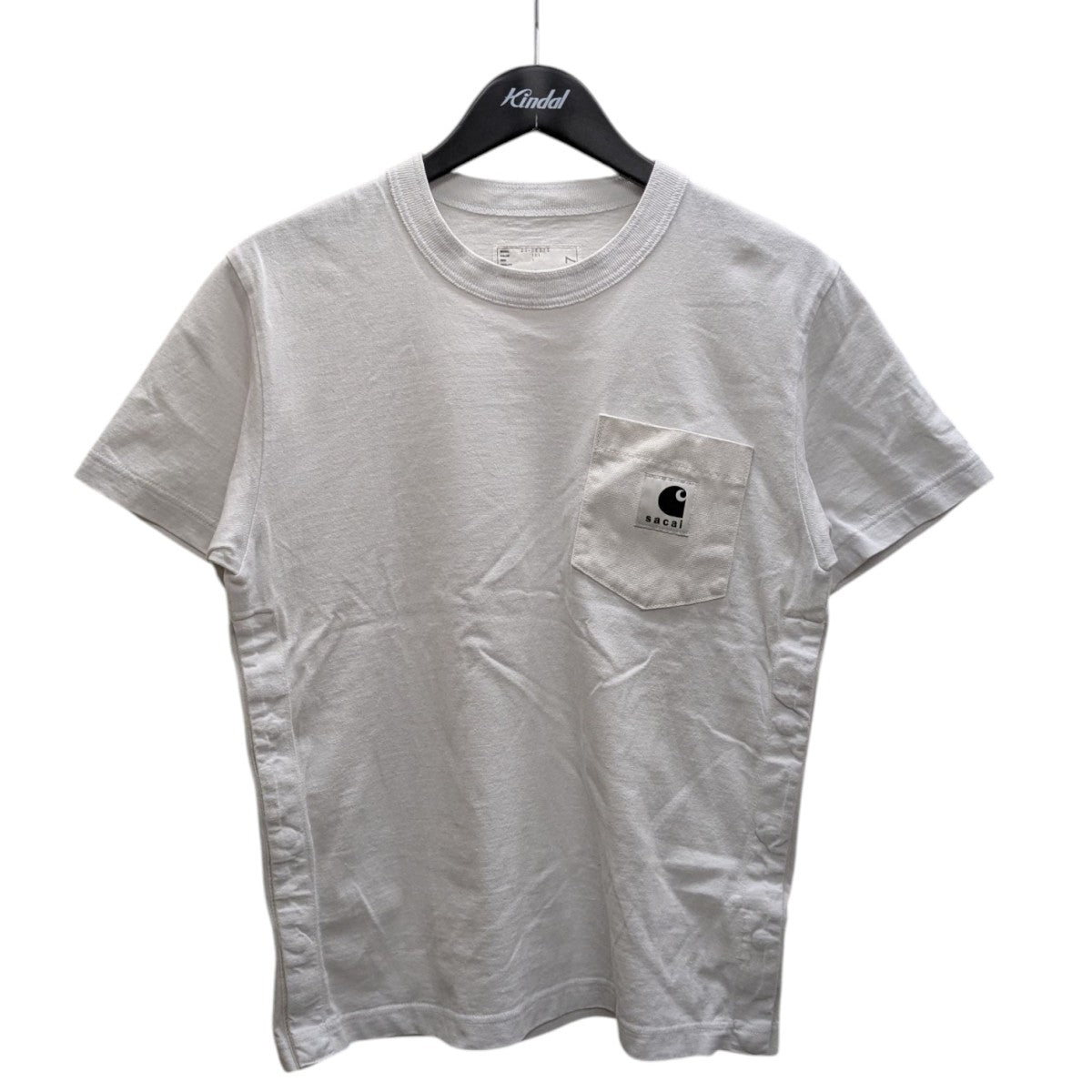 sacai×CARHARTT WIP 23AWポケットTシャツ23-0557S 古着・中古-1枚目のアイテム画像