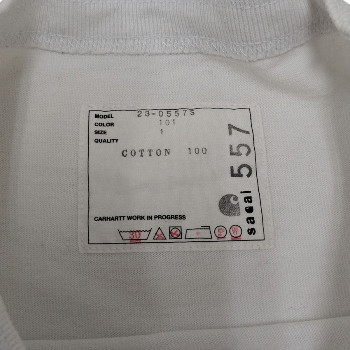 sacai×CARHARTT WIP 23AWポケットTシャツ23-0557S 古着・中古-7枚目のアイテム画像