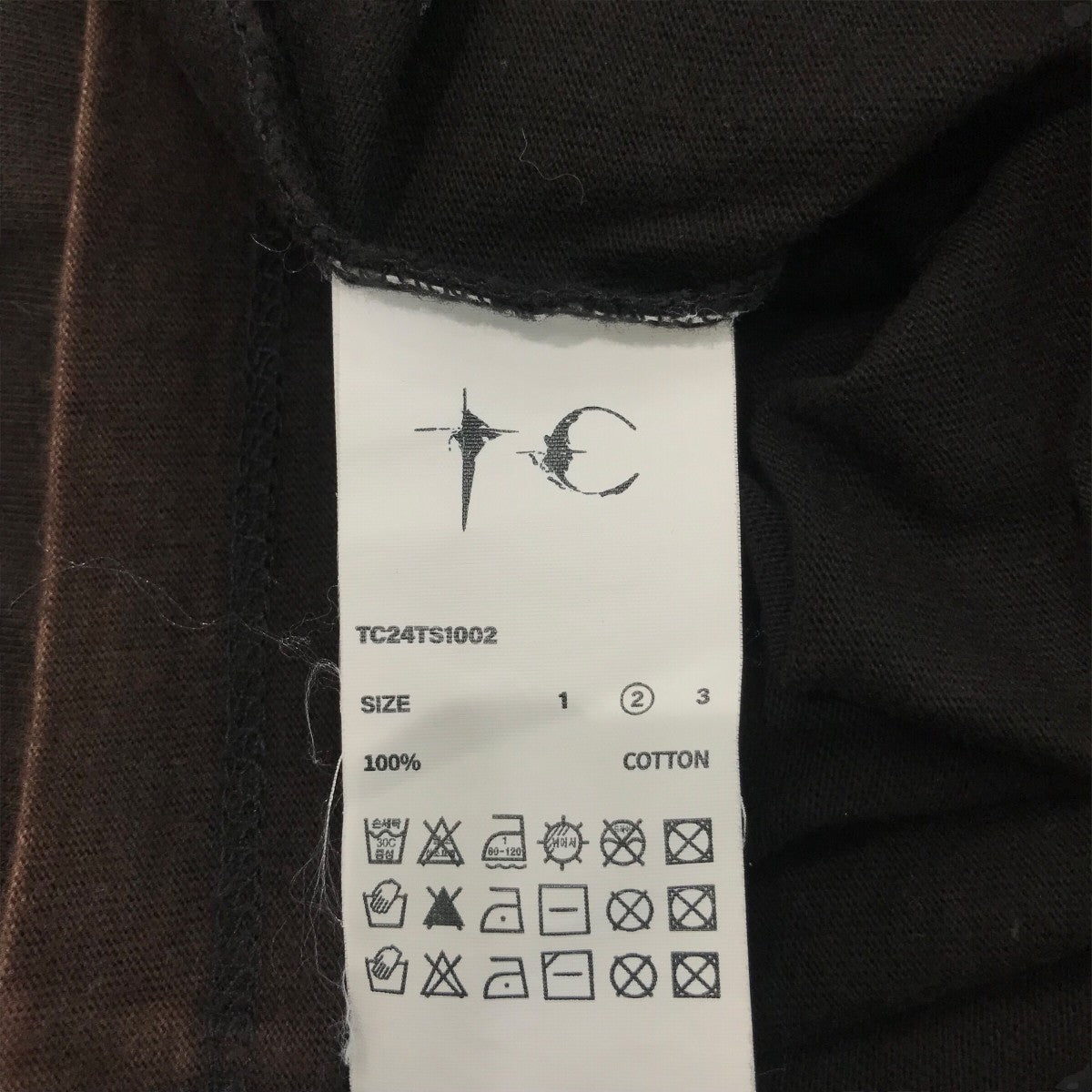 THUG CLUB(サグクラブ) 「CAVE T-SHIRT」ロゴTシャツTC24TS1002