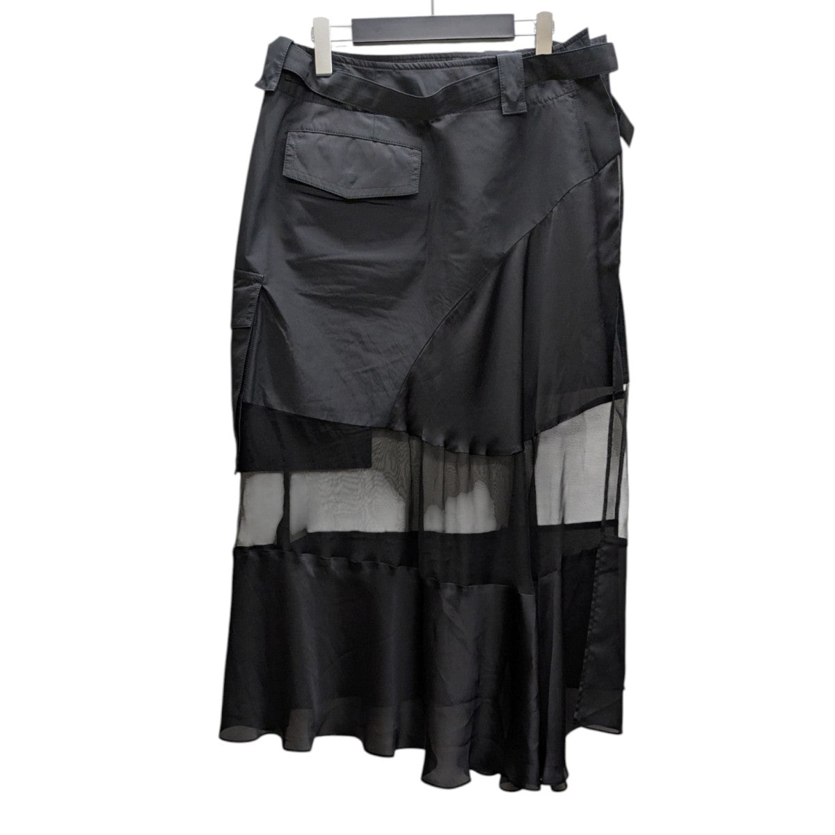 SACAI サカイ コットン混 マキシスカート sacai(サカイ) 24SS Fabric Combo Skirt ファブリックコンボ