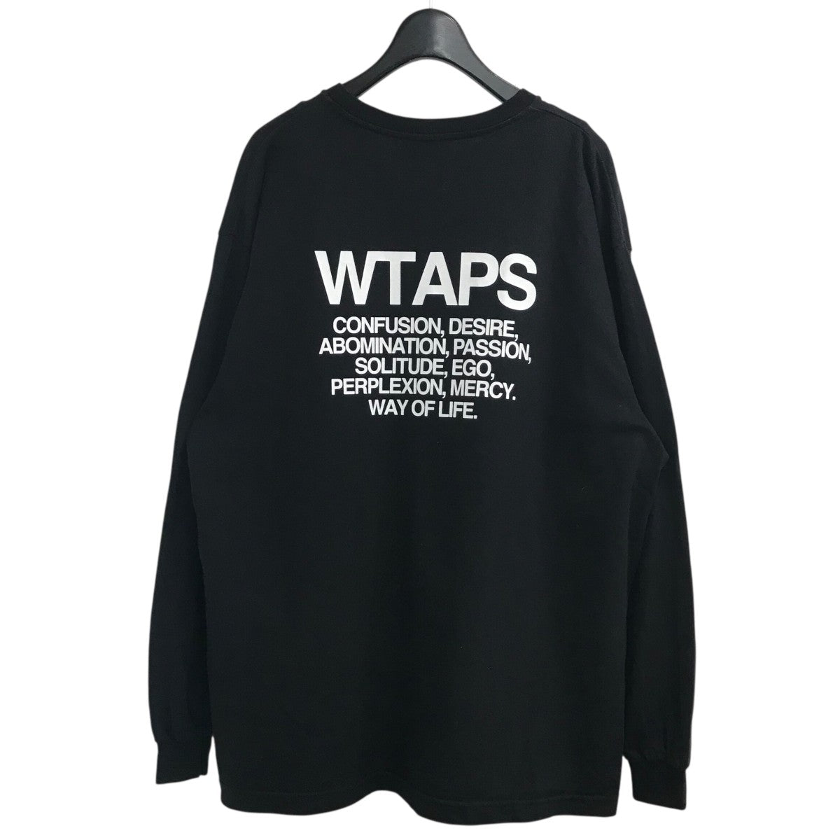 wtaps /ダブルタップス/23ss バックプリント　長袖tシャツ　 L WTAPS ダブルタップス WAY OF LIFE BULLINK バックプリント 長袖