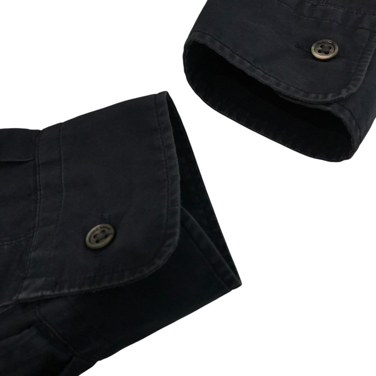 graphpaper オーバーサイズ　バンドカラーシャツ　黒 Graphpaper (グラフペーパー) Broad L/S Oversized Band Collar