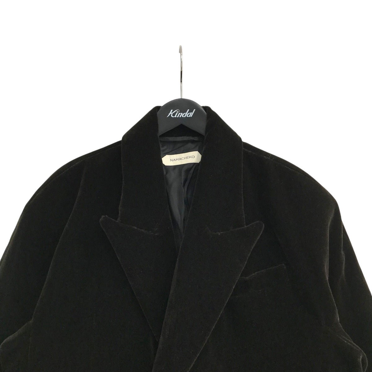NAMACHEKO(ナマチェコ) 「FLAT OVER COAT」ベロアチェスターコートNM21