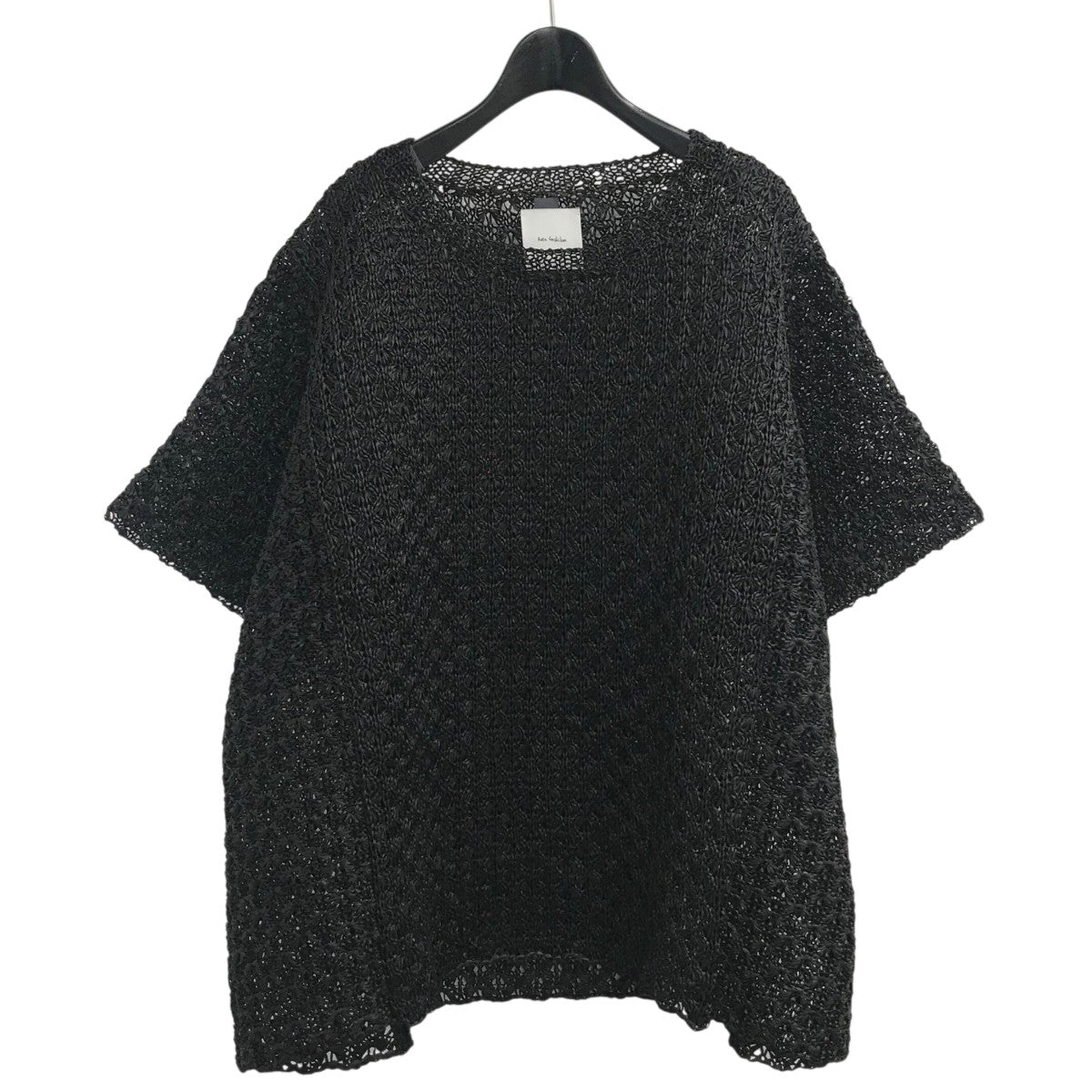 「Washi Bamboo Basket Top」半袖ニット