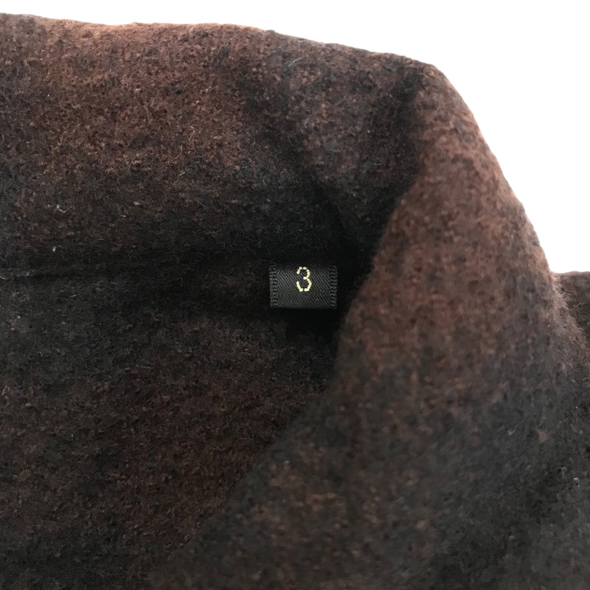 COMOLI(コモリ) ウールチェック オープンカラーシャツS03 02008 S03