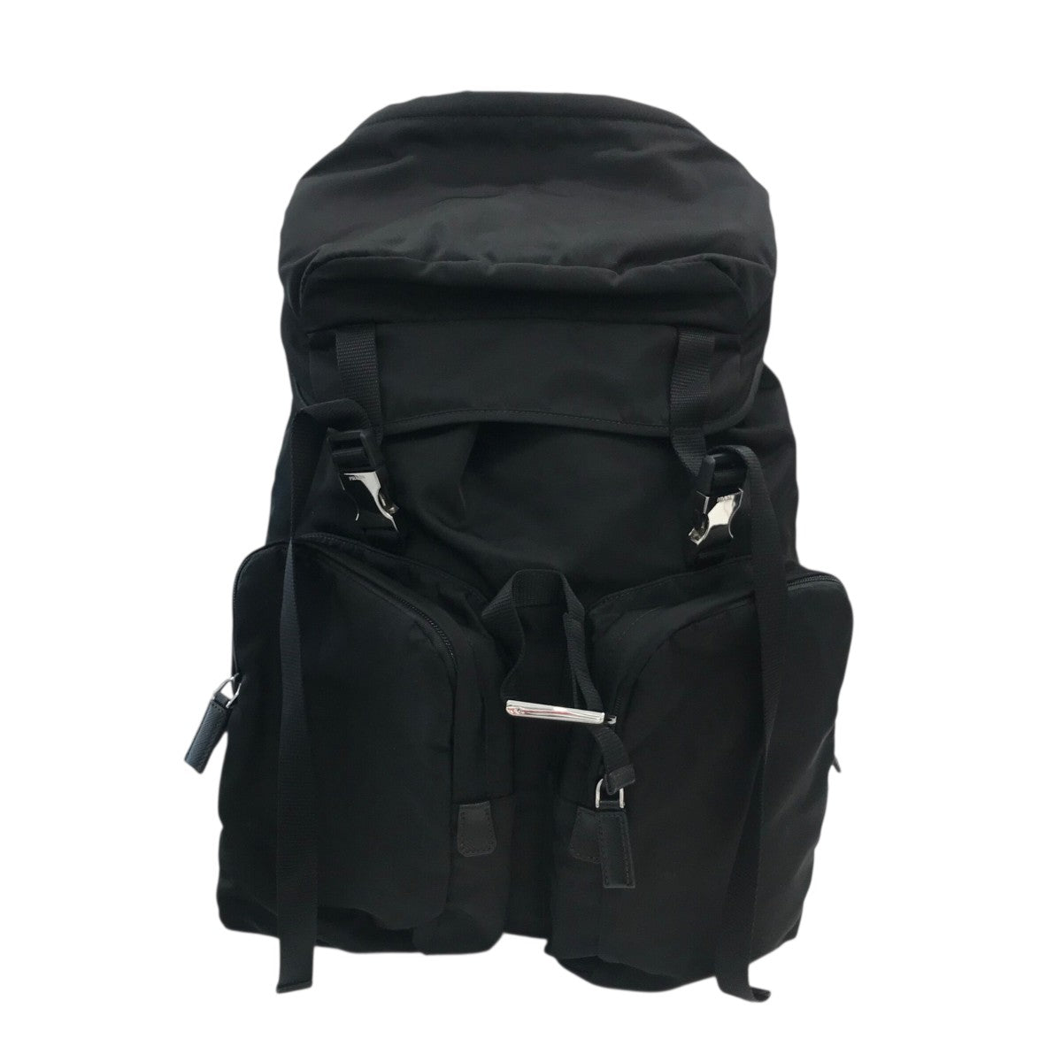 【 PRADA】 プラダ リュックサック バックパック V164 PRADA プラダ バックパック V164 ナイロン レザー ネロ リュック
