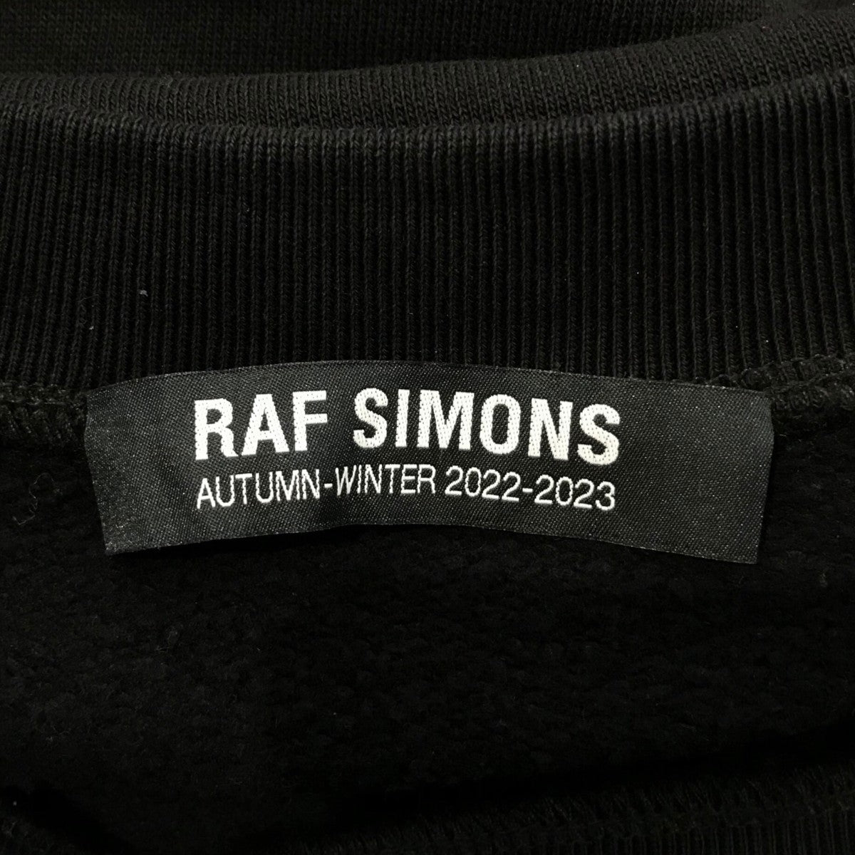 Raf Simons 21ss クルーネックスウェット RAF SIMONS - ラフシモンズ パッチワークワッペン付クルーネック