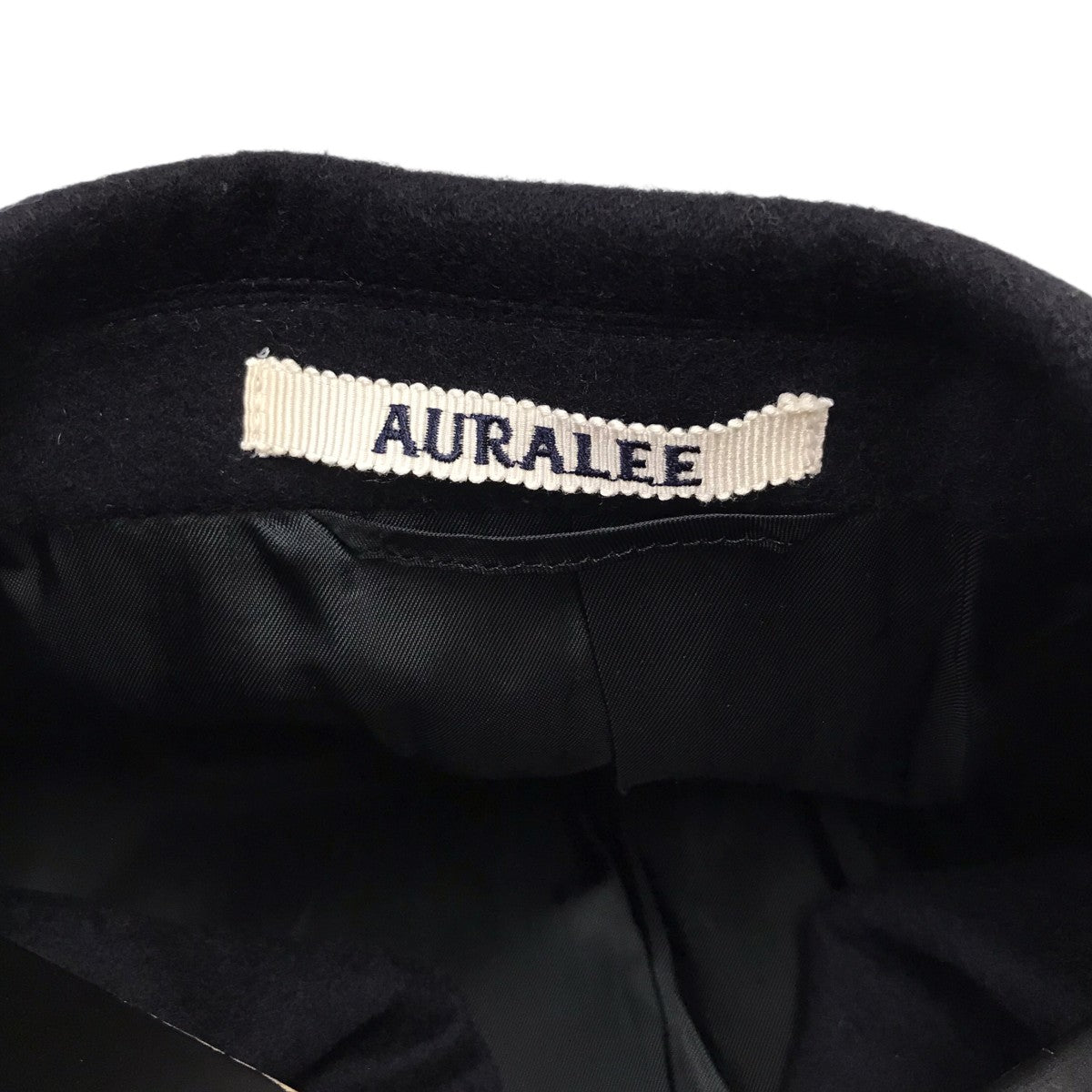 AURALEE CASHMERE MOLESKIN CHESTERFIELD COAT カシミヤチェスターコート 古着・中古-7枚目のアイテム画像