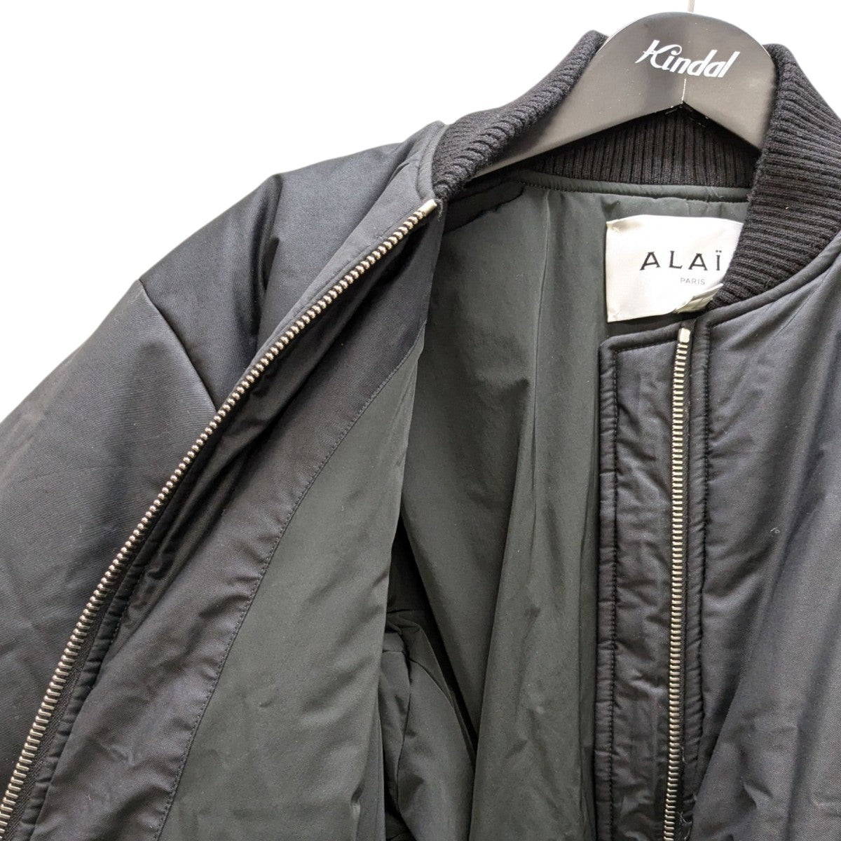 Belted Zip-Up Bomber Jacket ベルト付き ボンバー ジャケット
