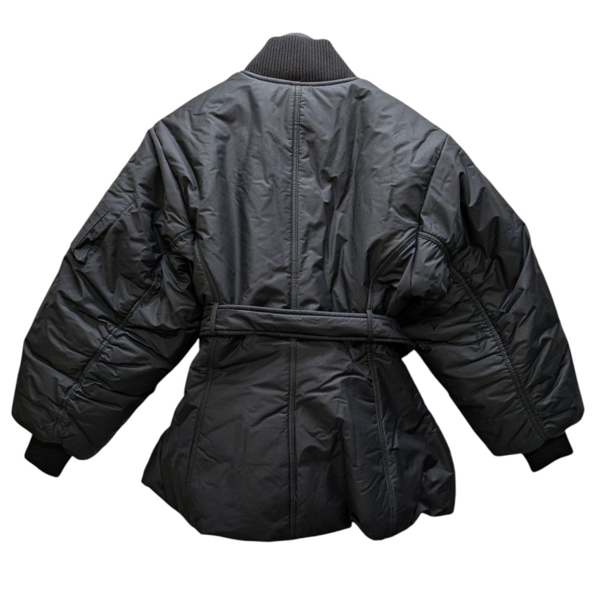 Belted Zip-Up Bomber Jacket ベルト付き ボンバー ジャケット