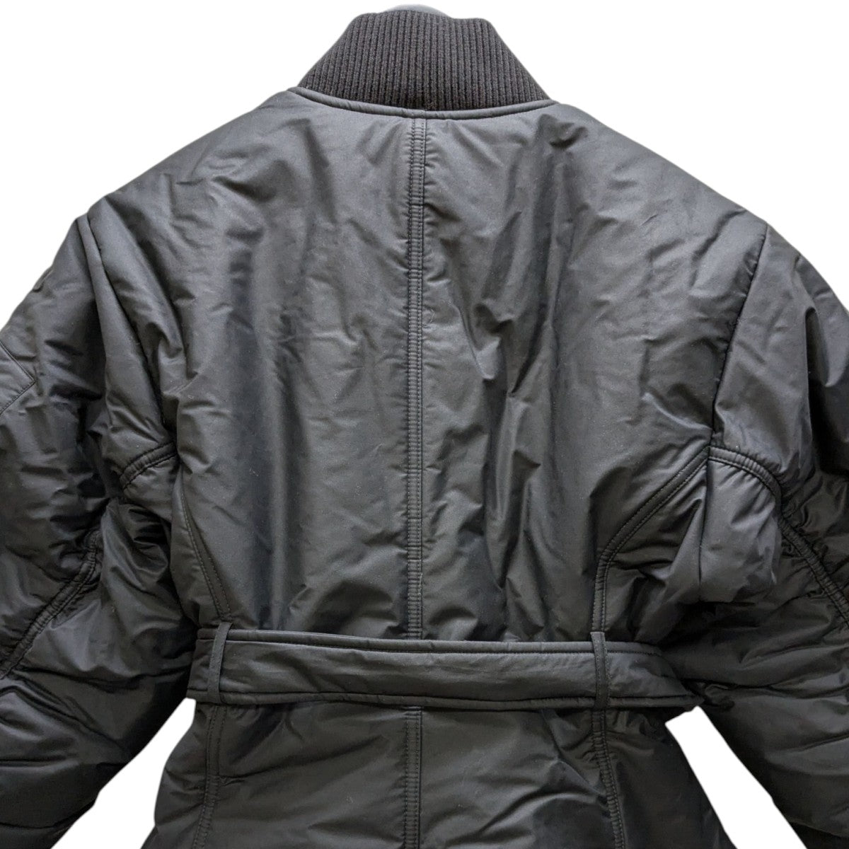 Belted Zip-Up Bomber Jacket ベルト付き ボンバー ジャケット
