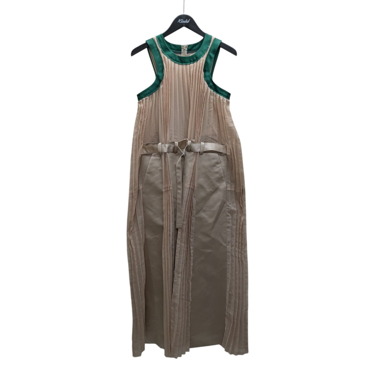 sacai Silk Satin Mix Dressシルクサテンミックスドレス22-06114 古着・中古-1枚目のアイテム画像