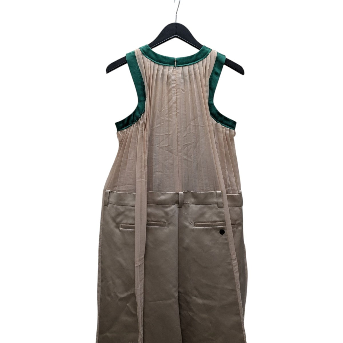 sacai Silk Satin Mix Dressシルクサテンミックスドレス22-06114 古着・中古-4枚目のアイテム画像