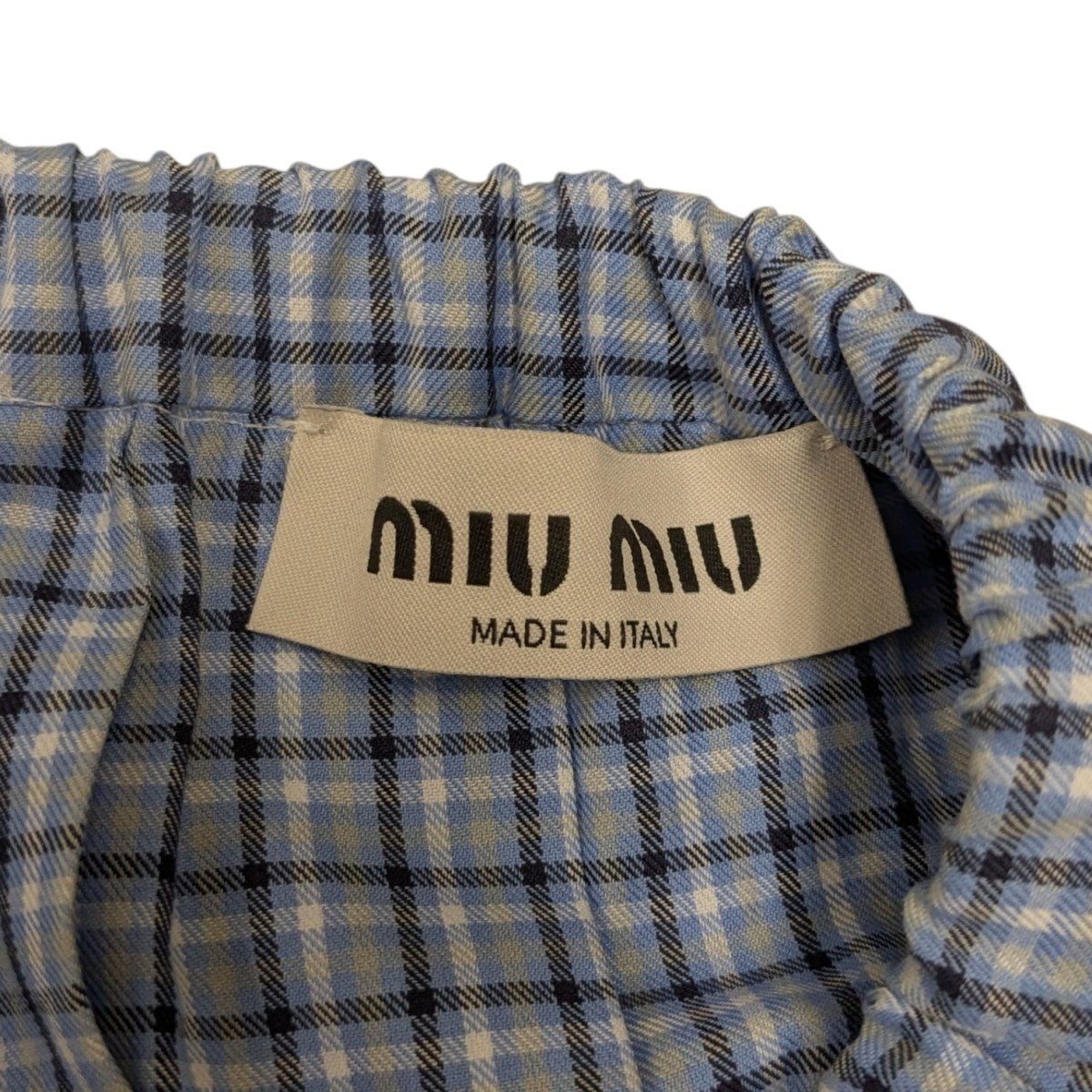 MIU MIU(ミュウミュウ) チェックスカートMG2228 MG2228 ライト
