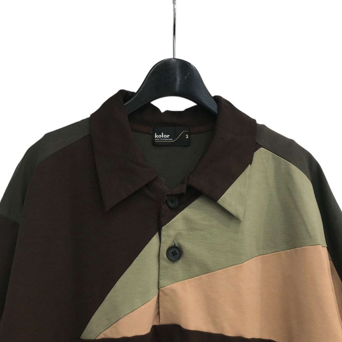 kolor(カラー) 24SSポロシャツ24SCM T04202 24SCM T04202