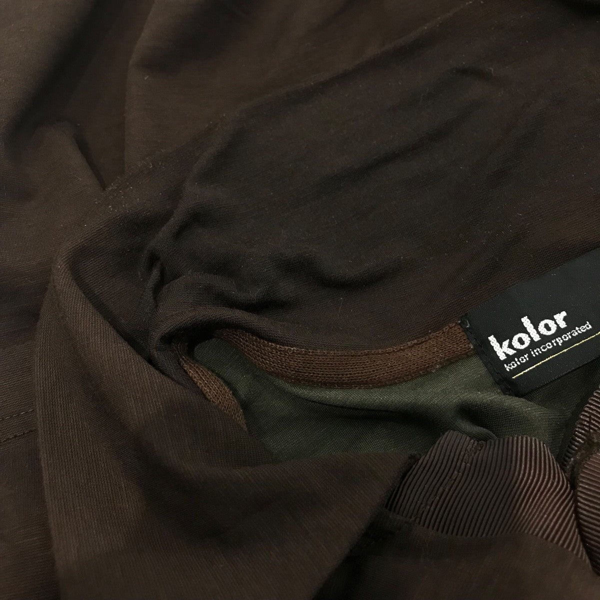 【kolor（カラー）】24SS ポロシャツ （サイズ1） KOLOR(カラー) 24SS ポロシャツ 24SCM-N01301 グリーン サイズ 3