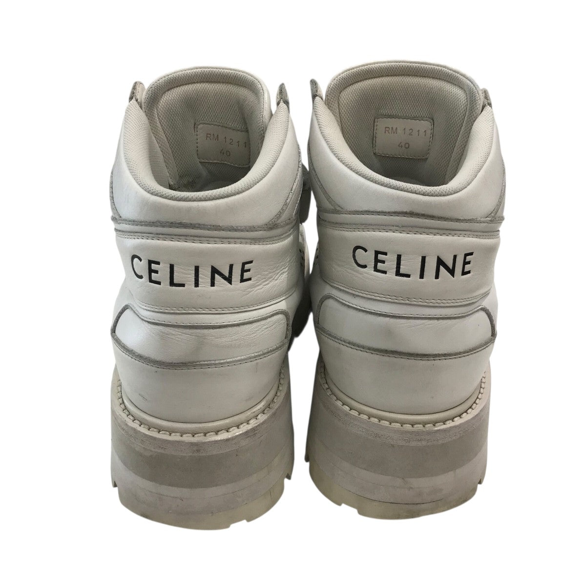 CELINE ネイビー ハイカットスニーカー37 CELINE ネイビー ハイカットスニーカー37