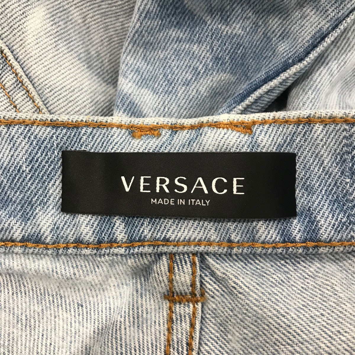 VERSACE(ヴェルサーチ) 総柄デニムパンツ1007837 1007837