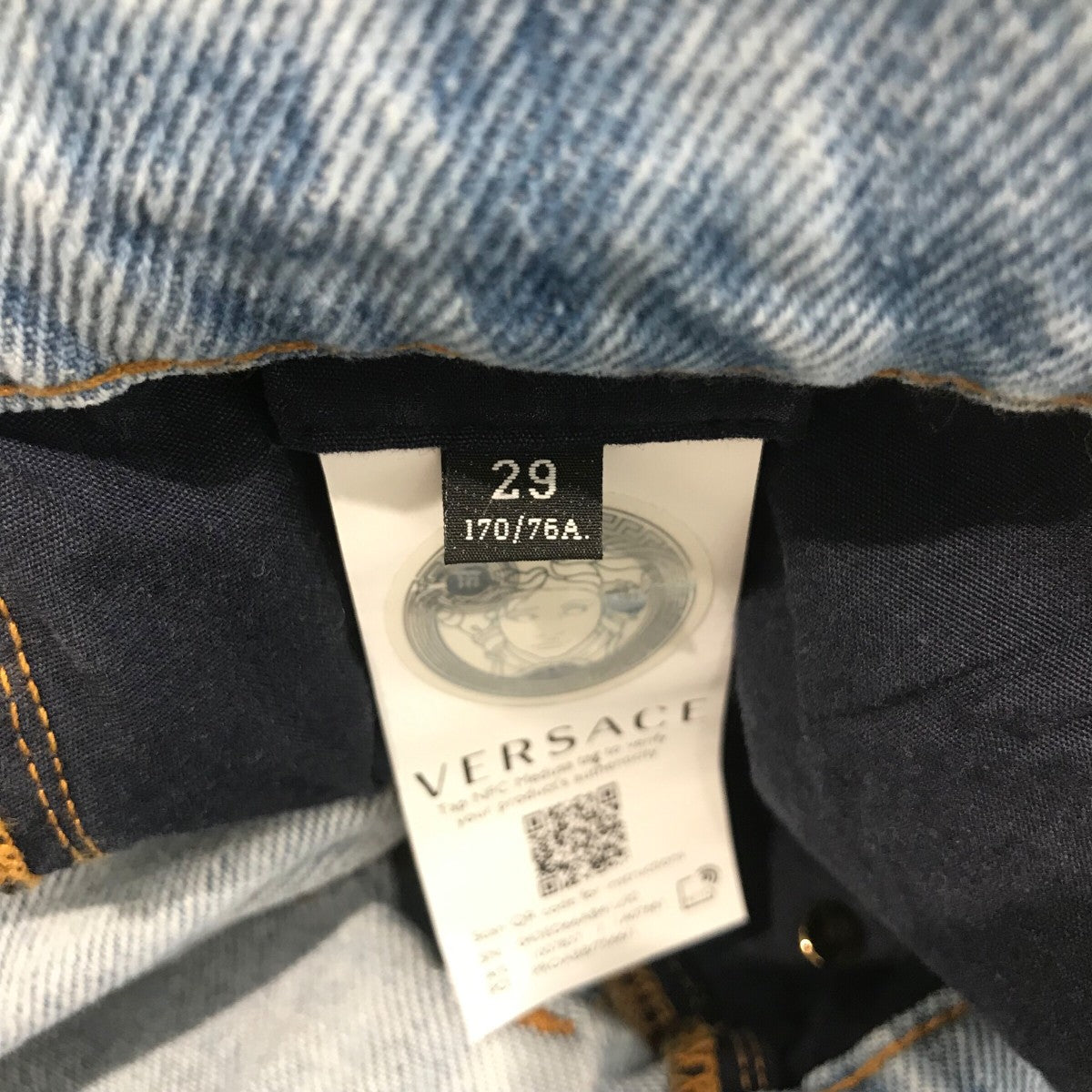 総柄デニムパンツ1007837