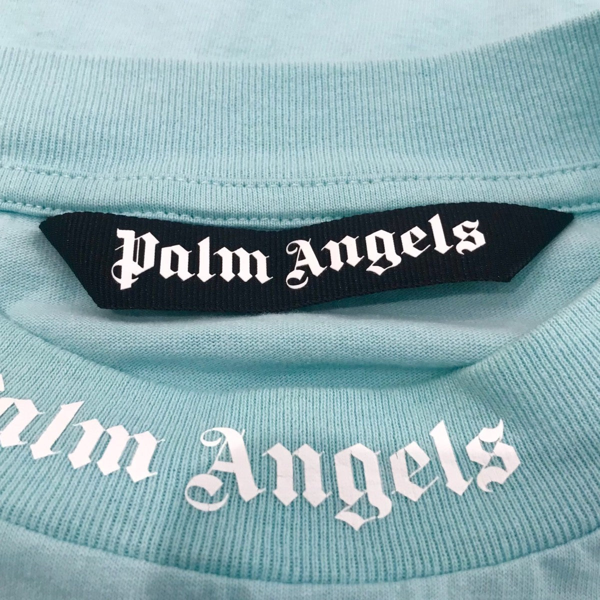 2723【QR確認済】パームエンジェルス バックロゴ ペインター ネルシャツ Palm Angels(パームエンジェルス) / ダブルロゴ/タグ付/Tシャツ
