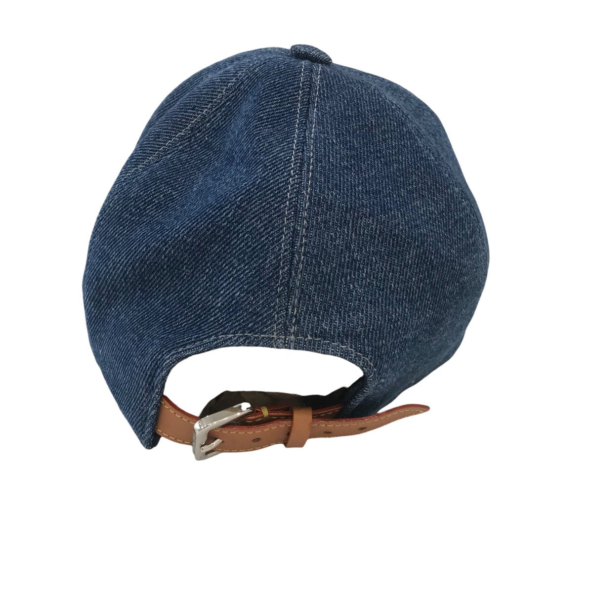 ルイヴィトン ベレー帽 デニム 青色 ブルー ロゴ刺繍 イタリア製