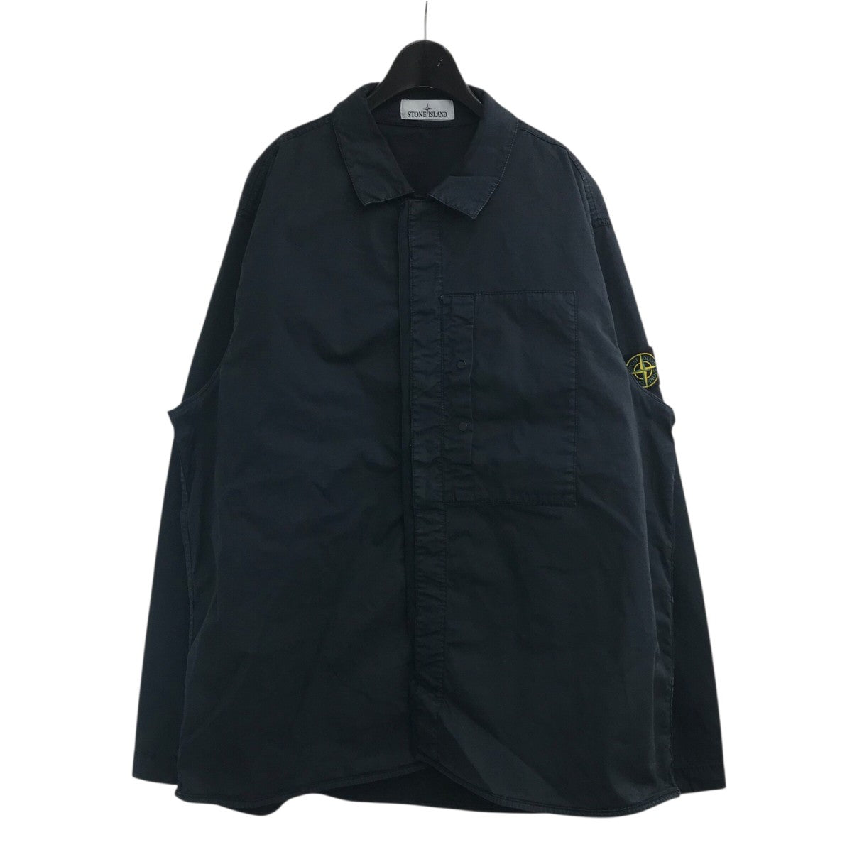 古着 ストーンアイランド コットン タイプライター シャツ ジャケット STONE ISLAND - 【ラスト1点】 BRUSHED COTTON CANVAS, GARMENT
