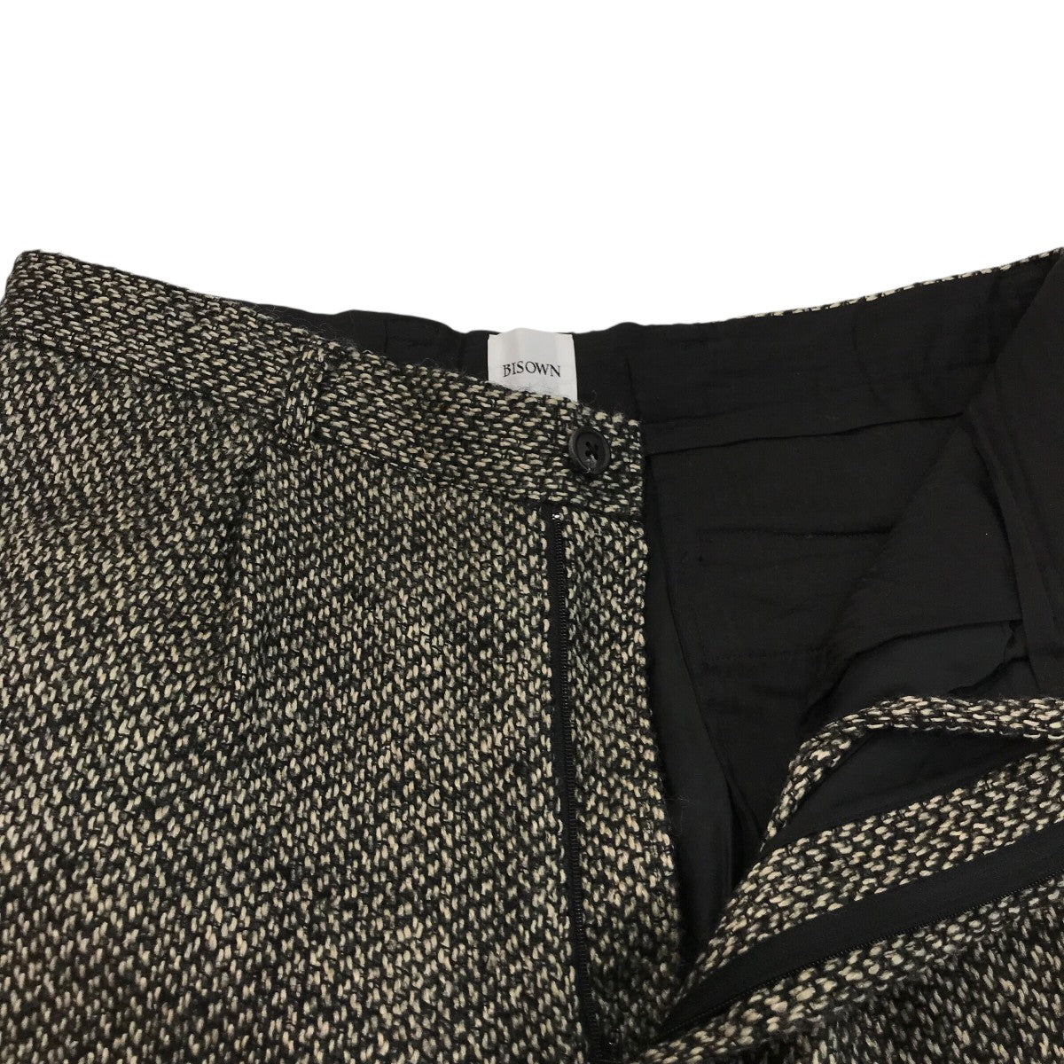 BISOWN(ビソウン) 24AW「MIXTWEED EASY SLACKS」ミックスツイード