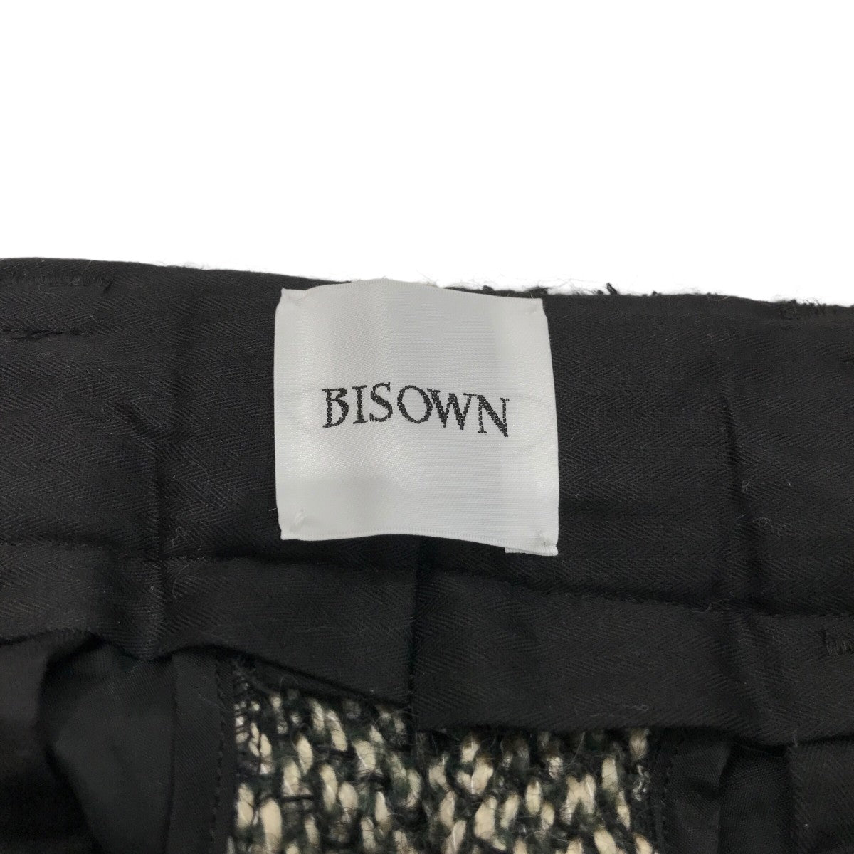 BISOWN(ビソウン) 24AW「MIXTWEED EASY SLACKS」ミックスツイード